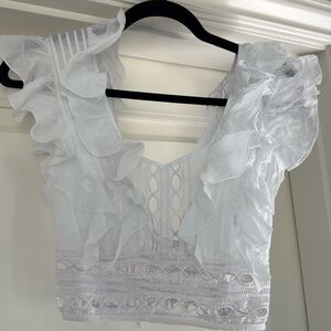 Charo Ruiz Ibiza VeronicaTop M in white